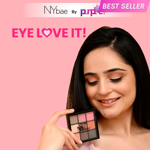 NY Bae Eye Love Eyeshadow Palette - Everyday Essentials 06 (9 g) | 9 In 1 Palette | Nude | Matte & Shimmer | Rich Colour | Long Wear | Super Blendable