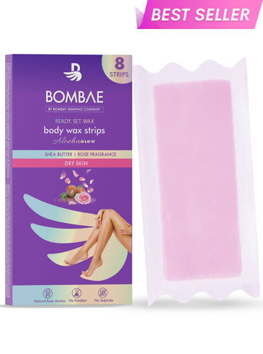 Bombae 8 Body Wax Strips - Dry Skin 100 gm