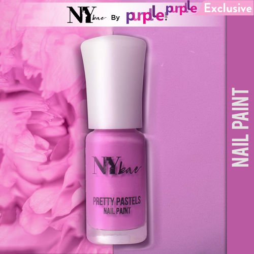 NY Bae Pretty Pastels Nail Paint - Lavender Extract 05 (3 ml) | Glossy Finish | Rich Pigment | Chip-proof | Full Coverage | Travel Friendly