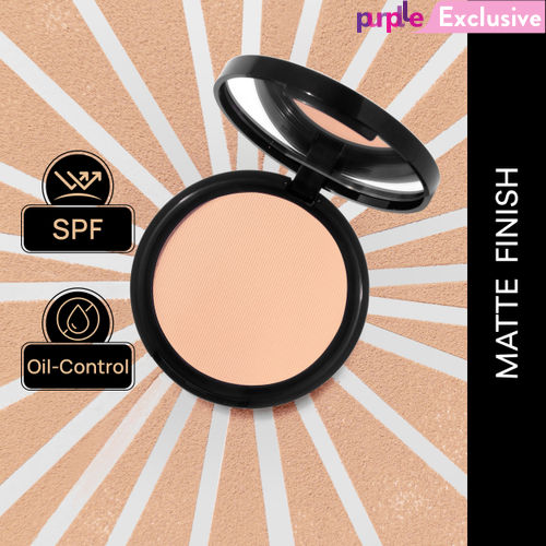 Purplle Compact Powder with SPF For Wheatish Skin Be Your Own BFF| Long Lasting| Oil Contro| SPF Protection| Lightweight - Honey Self Care 2 (9 g)
