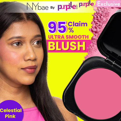 NY Bae Sunset Skyline Blush - Celestial Pink 03 (5 g) | Pink | Matte Finish | Rich Colour | Super Blendable | Multipurpose | Travel Friendly