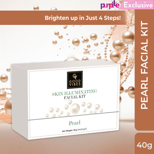 Good Vibes Skin Illuminating Facial Kit - Pearl (40 gm)