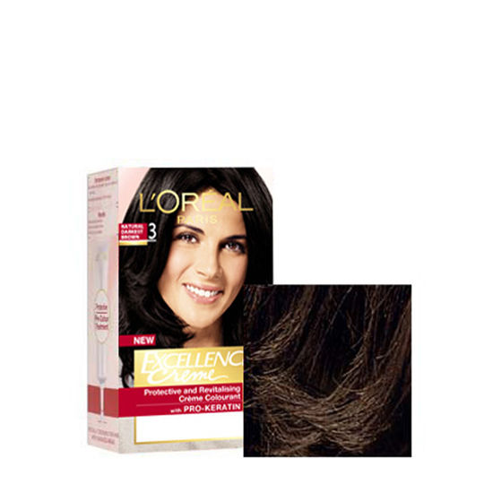 Color Hair Lorealhealthy Look Creme Gloss Color Dark Brown