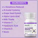 importance of glutathione to the skin Own your sparkle and shine 💖 ​ When you take FERN-C BEAUTY WITH GLUTATHIONE,  you get a daily dose of Glutathione, Vitamin C, Alpha Lipoic Acid, Grape  Seed Extract, and Vitamin E main image 1