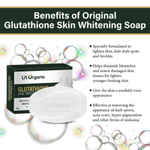 Buy LA Organo Glutathione Skin Whitening Soap For Brightening & Whitening -  Pack of 5 (Each 75 g) Online | Purplle