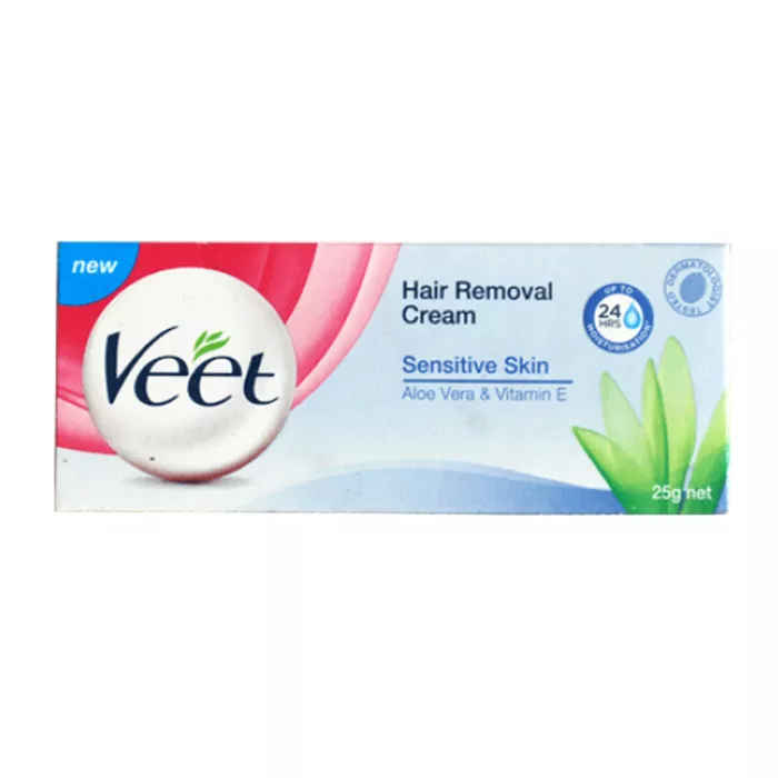 Buy Veet Naturals Hair Removal Cream Sensitive Skin (25 g) - Purplle