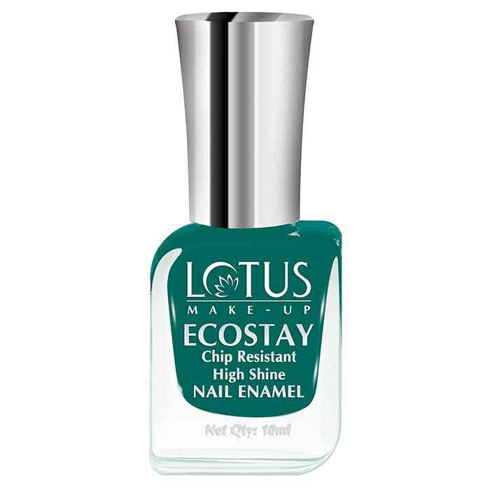 Buy Lotus Make-Up Ecostay Fantasy Nail Enamel Jade Green | Easy to Apply | Glossy Finish | 10ml - Purplle