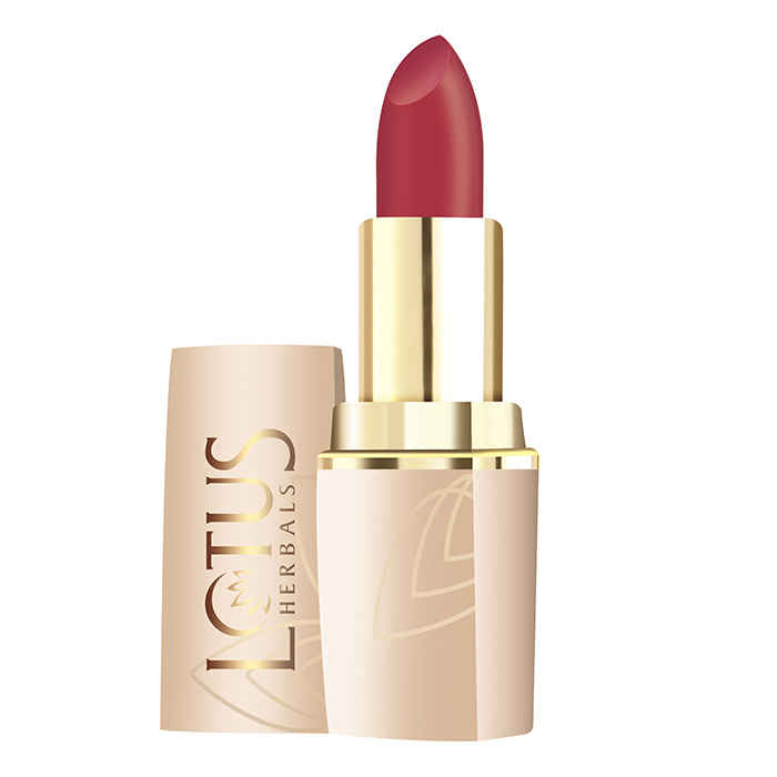 Buy Lotus Make-Up Pure Colors Matte Lip Color Endless Red | Creamy Matte | Highly Pigmented | Vitamin E & Shea Butter | 4.2g - Purplle