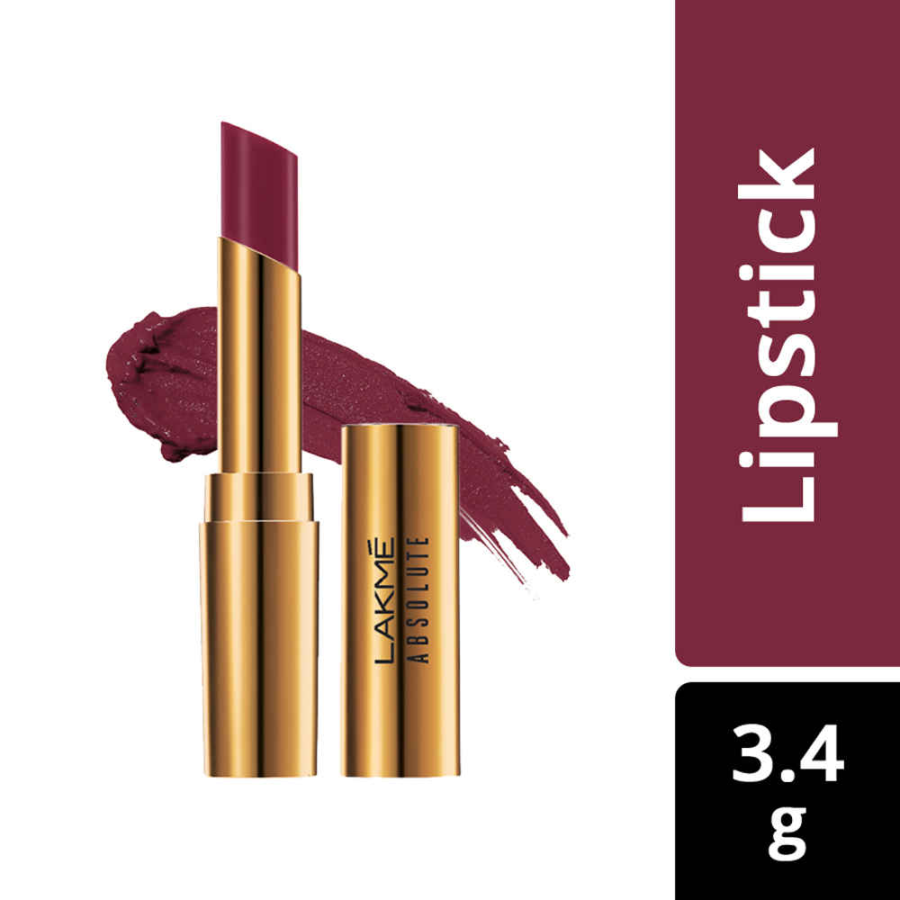 Buy Lakme Absolute Argan Oil Lip Color - Juicy Plum (3.4 g) - Purplle
