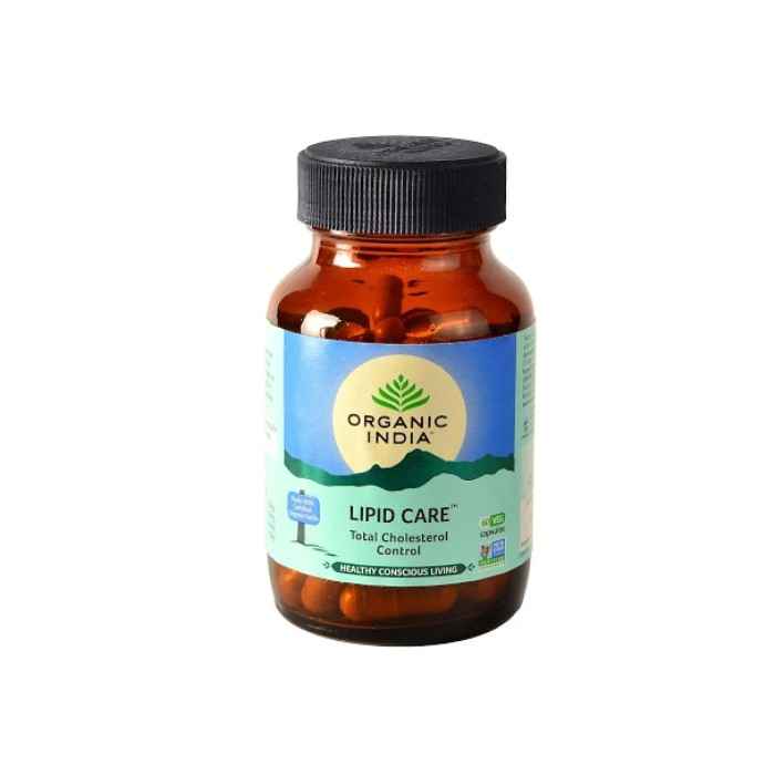 Buy Organic India Lipid Care 60 Capsules Bottle - Purplle