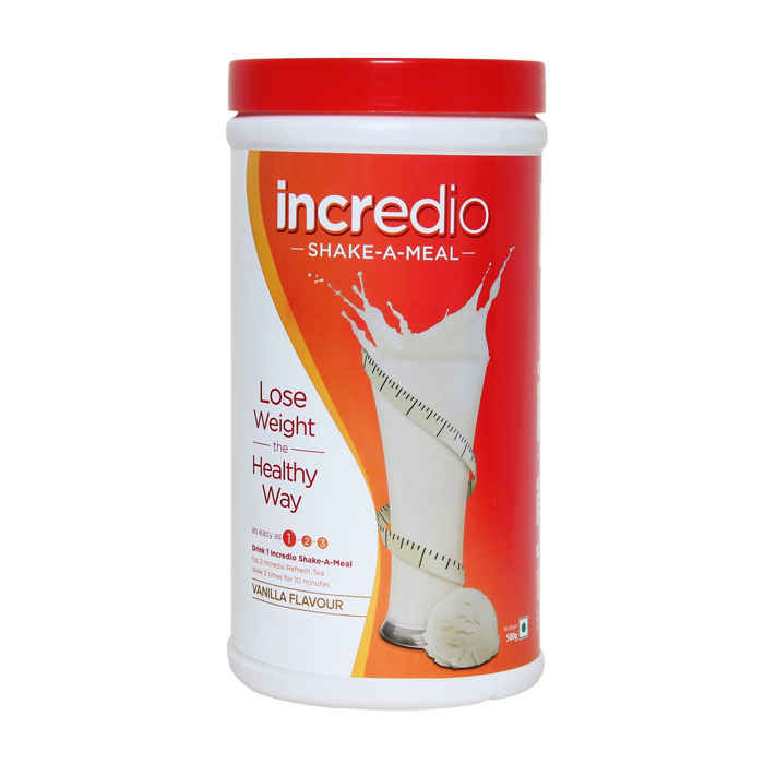 Buy Incredio Shake-A-Meal (Meal Replacement Shake) Vanilla (500 g) - Purplle