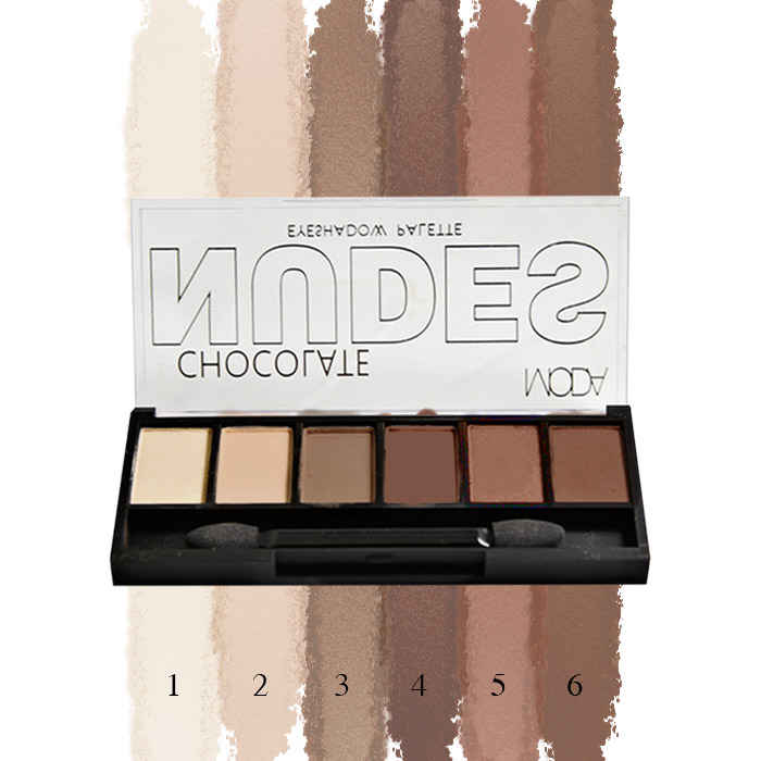 Buy Moda Cosmetics Chocolate Nudes Eyeshadow Palette - Purplle