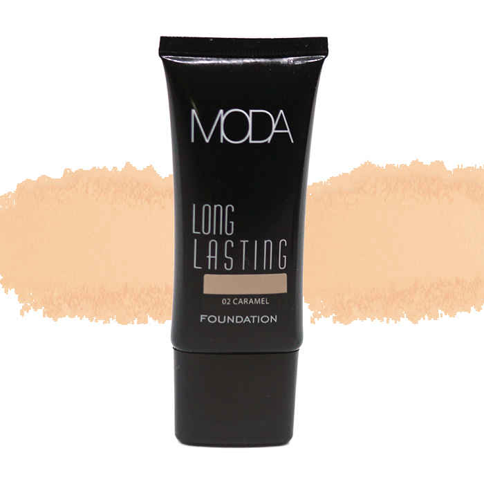 Buy Moda Cosmetics Longlasting Foundation 02 Caramel Tube ( 30 ml ) - Purplle