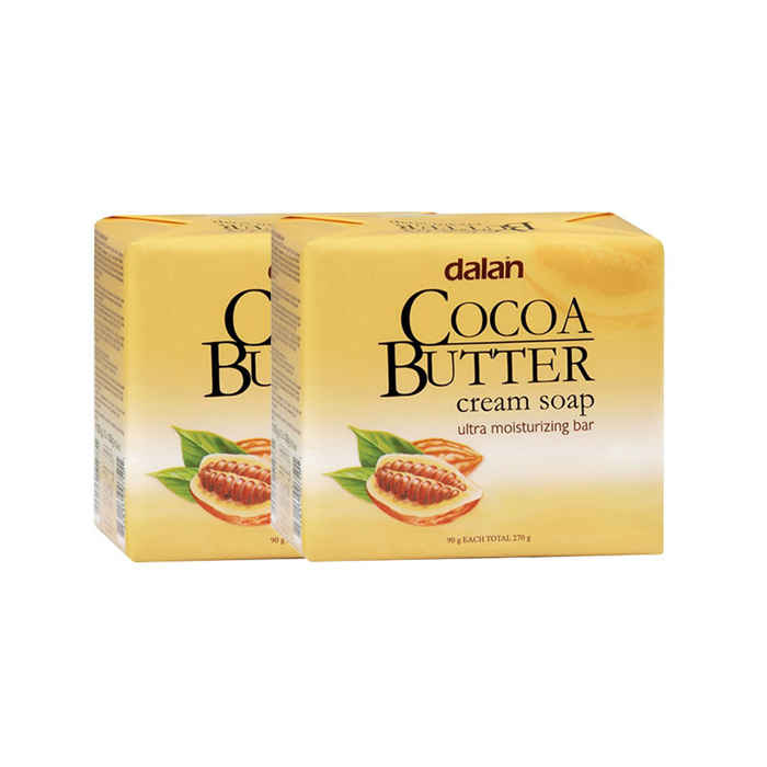 Buy Dalan Cream Soap - Cocoa Butter (270 g) (Pack of 2) - Purplle