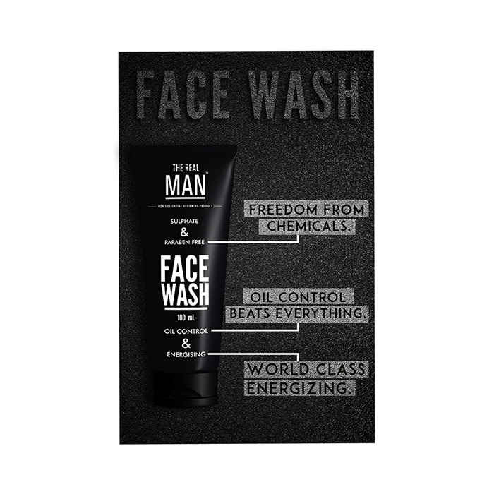 Buy The Real Man Face Wash100 Ml - Purplle