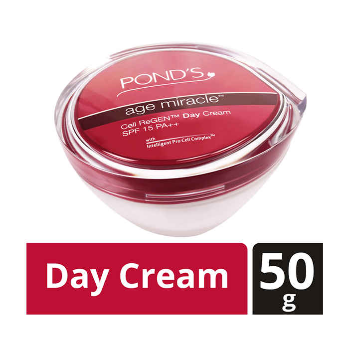 Buy Pond's Age Miracle Youthful Glow Day Cream SPF 15 PA++ | For Anti Ageing |10% Retinol-Collagen B3 Complex |Fades Spots | Boost Radiance |50g - Purplle