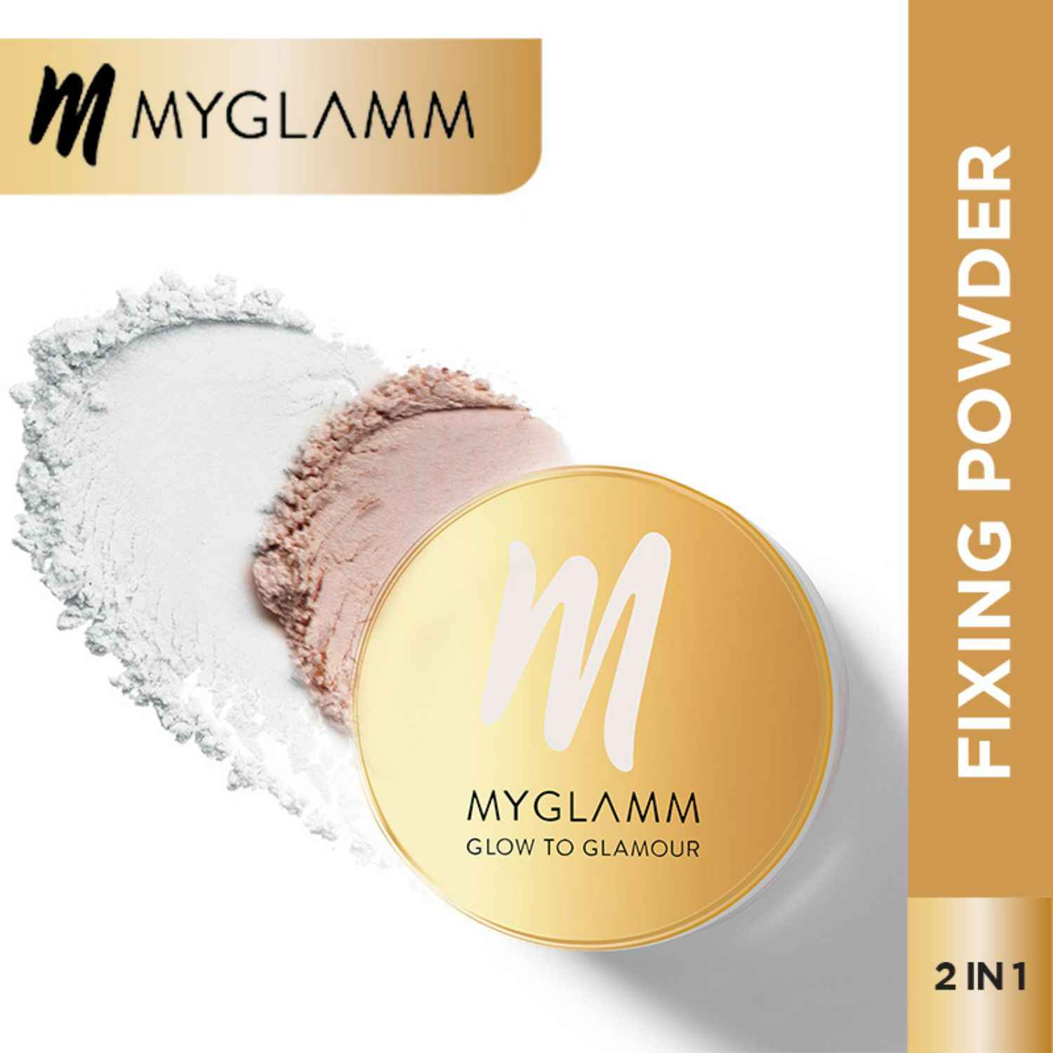 Buy MyGlamm Glow To Glamour Shimmer And Fixing Powder-20 gm - Purplle