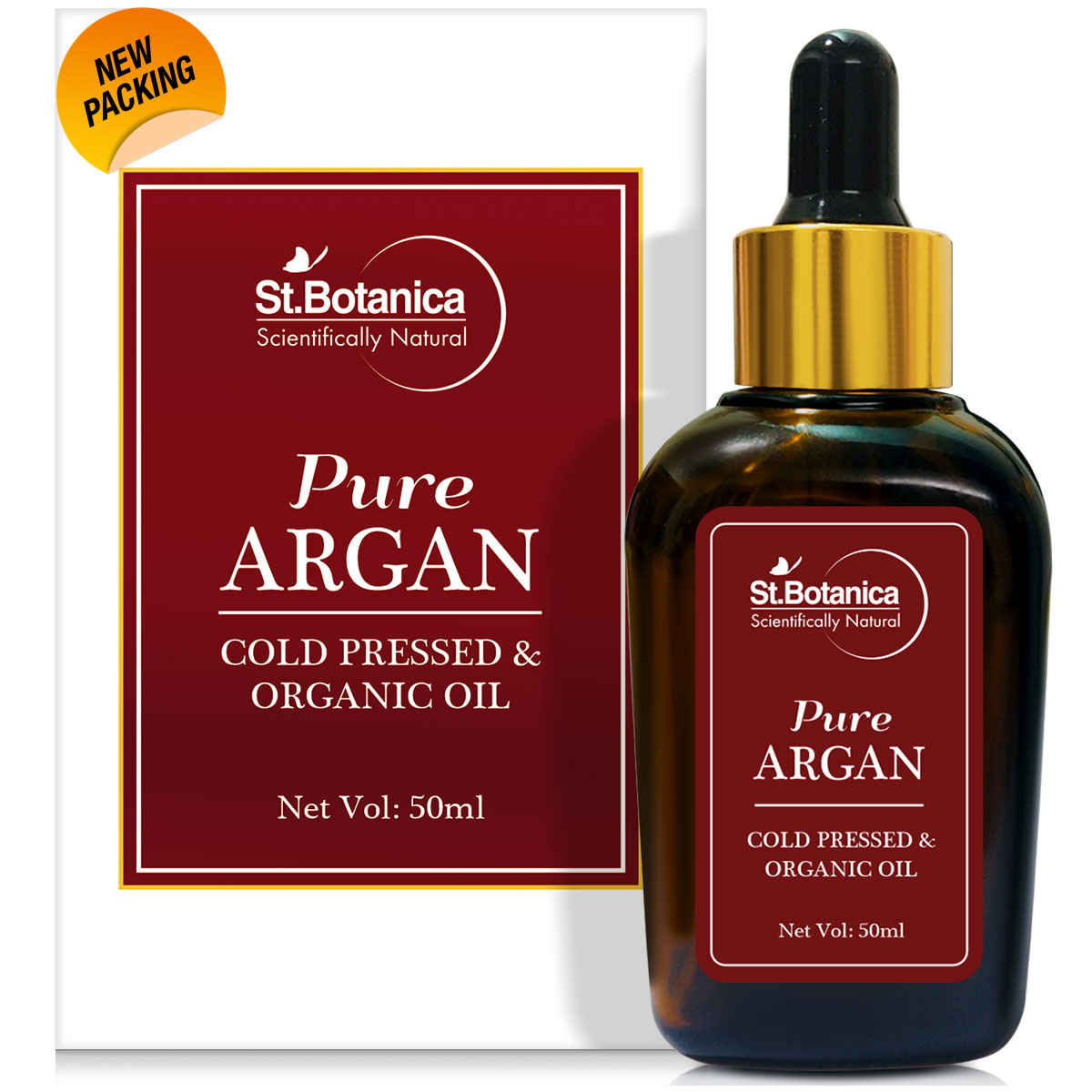 Buy St.Botanica Pure Argan Cold Pressed & Organic Oil (50 ml) - Purplle