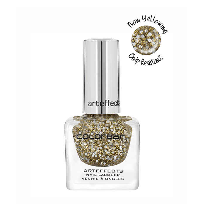 Buy Colorbar Arteffects Nail Lacquer-12-Disco Gold-[011] (12 ml) - Purplle