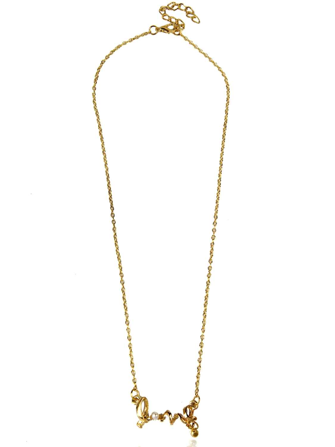 Buy Crunchy Fashion Valentine Special Love Neckpiece - Purplle