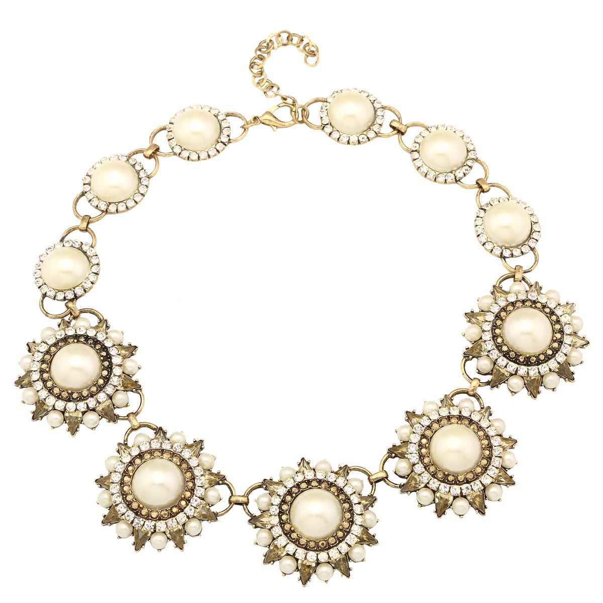 Buy Tipsyfly White Color Alloy The Juliet Necklace For Women - Purplle