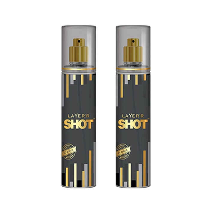 Buy Layer'r Shot Gold Iconic (135 ml) (Pack Of 2) - Purplle