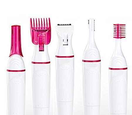 Buy Zenvista Sensitive Touch Electric Hair Remover trimmer for women Bikni Hair remover Private Hair Remover 5 pcs for eyebrow upplerlip bikni underarm - Purplle