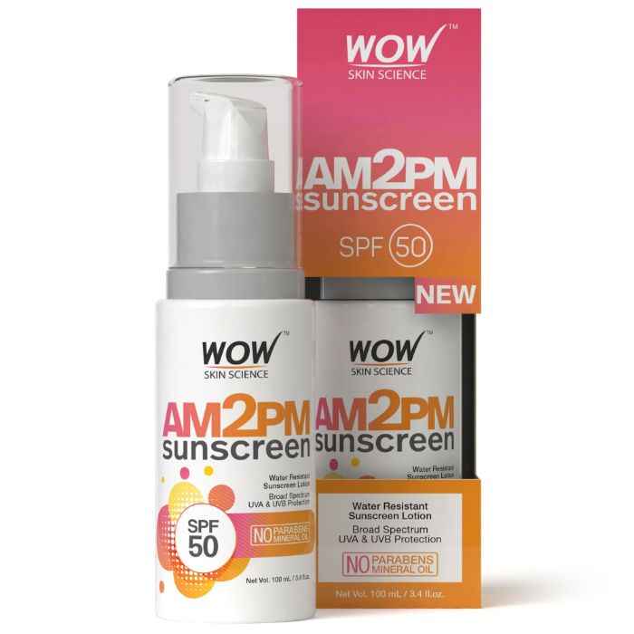 Buy WOW Skin Science AM2PM Sunscreen Lotion SPF 50 (100 ml) - Purplle