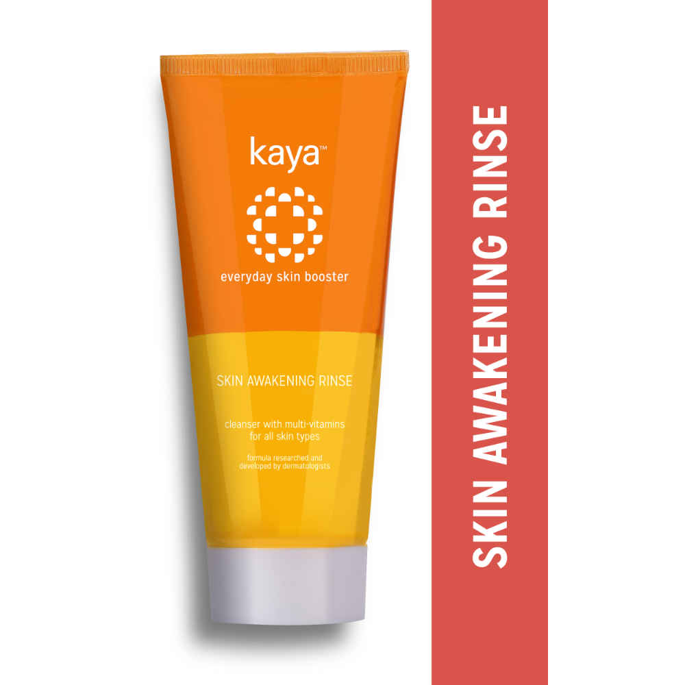 Buy Kaya Skin Awakening Rinse With Niacinamide Vitamin C A & E daily use face wash all skin types 100 ml - Purplle