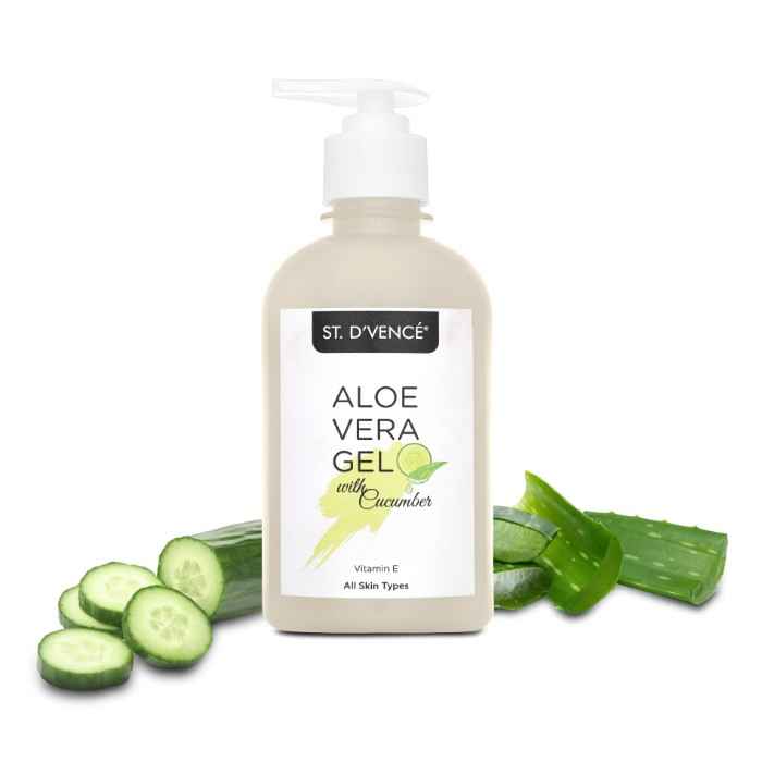 Buy ST. D'VENCE Aloe Vera & Cucumber Gel (275 ml) - Purplle