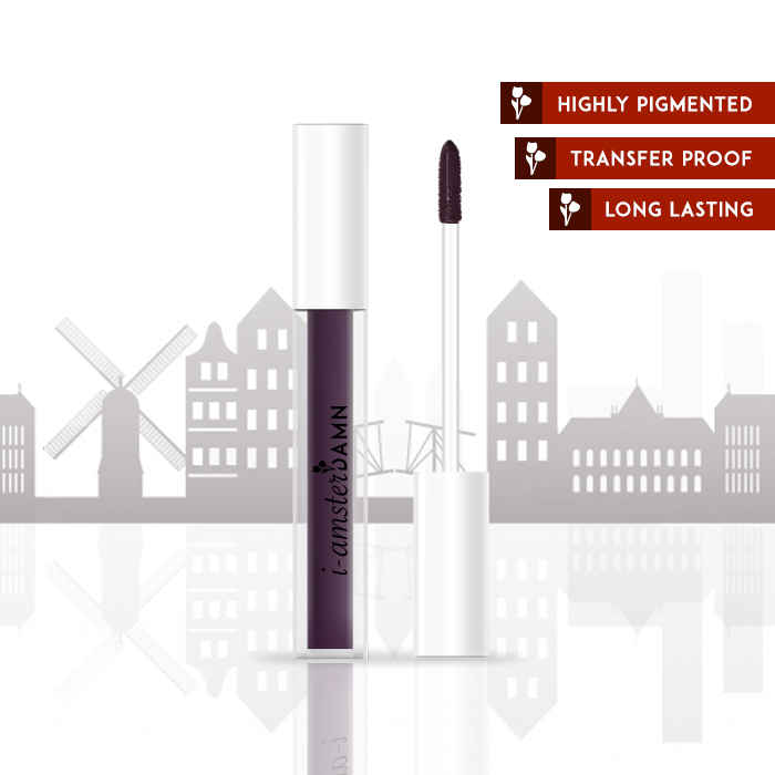 Buy I-AmsterDAMN Liquid Lipstick, Matte, Purple, Tulipa Triumph - Passionale 11 (3 ml) - Purplle