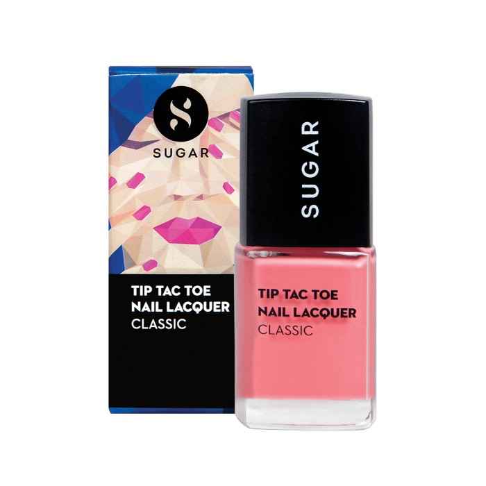 Buy SUGAR Cosmetics Tip Tac Toe Nail Lacquer - 062 Peacher Perfect (Pastel Peach Pink) - Purplle