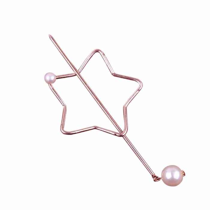 Buy Ferosh Rose Gold Pearl Stick Accessory - Purplle