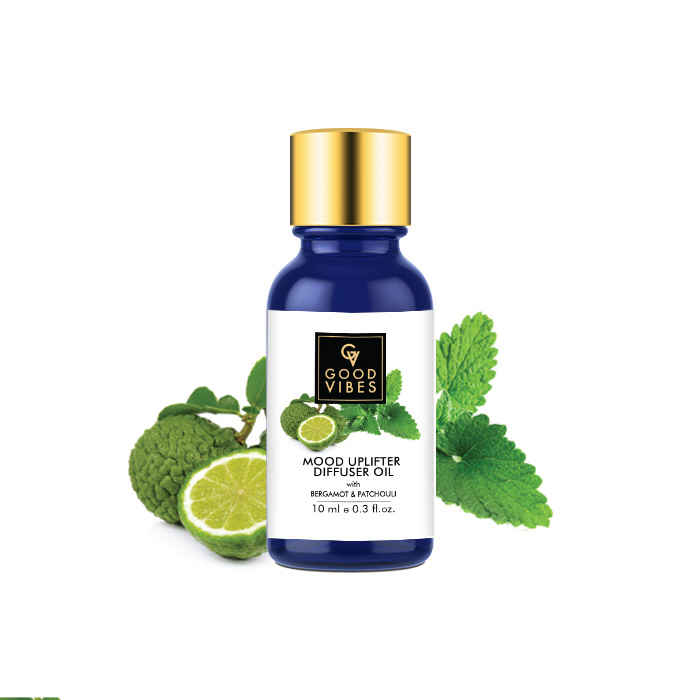 Buy Good Vibes Mood Uplifter Diffuser Oil With Bergamot & Patchouli (10 ml) - Purplle