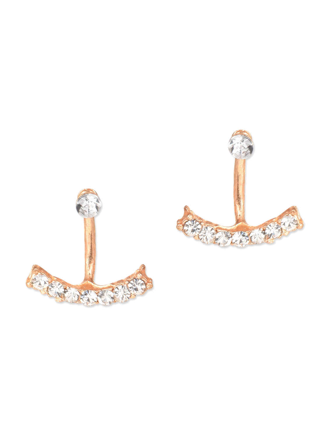 Buy Femnmas Rhinestone Earrings - Purplle