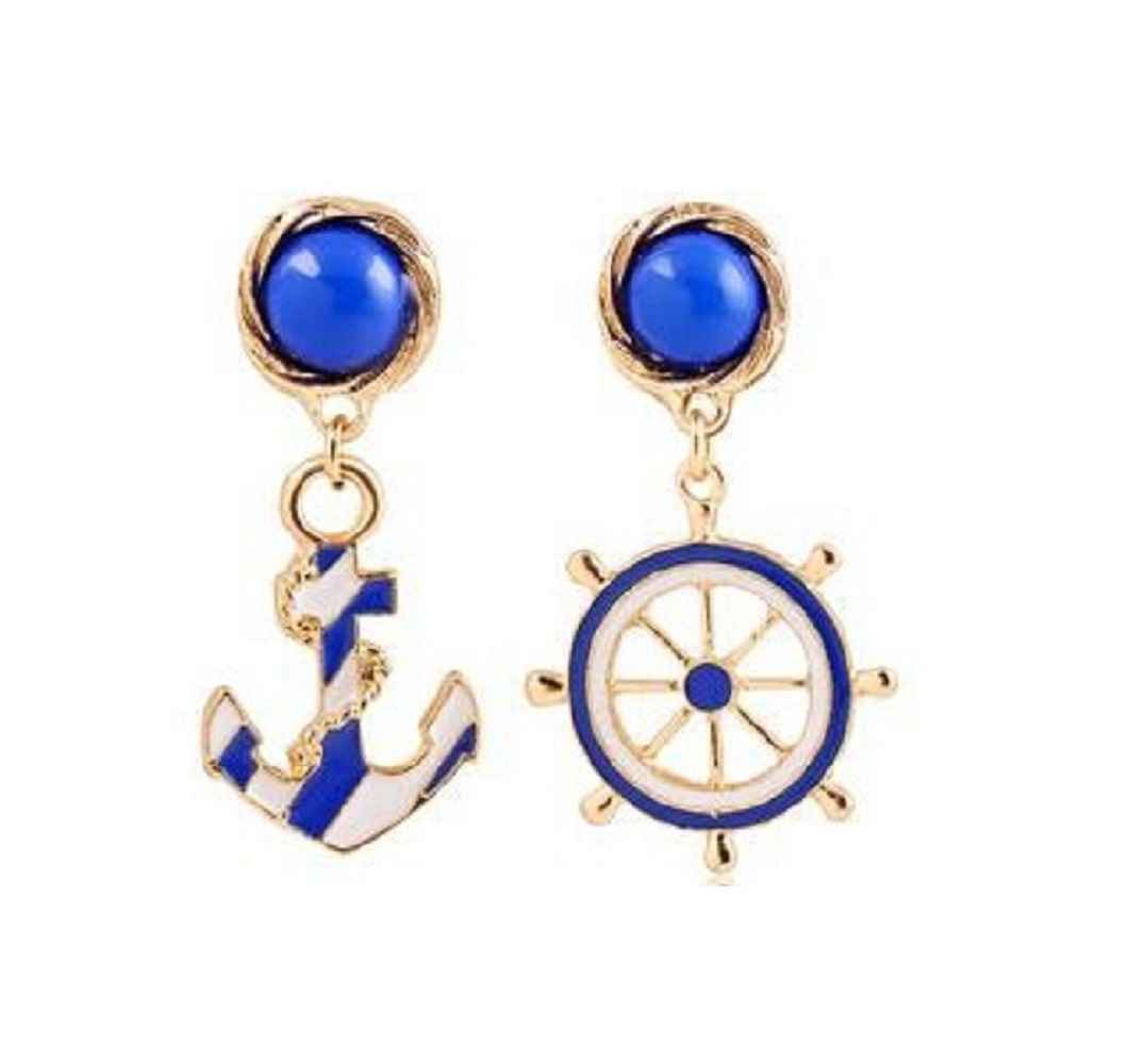 Buy Femnmas Anchor Drop Earrings - Purplle