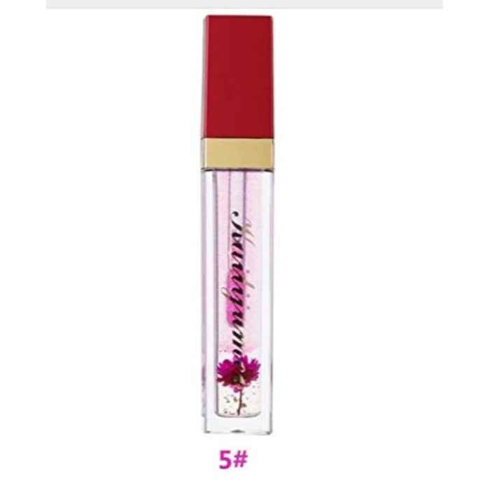 Buy Kailijumei Lipgloss Maquiagem Matte Lipstick Lips Care Riche Shine Gelee Jelly With Fate Of Flower Lip Gloss Tint Color # 5 (6 ml) - Purplle