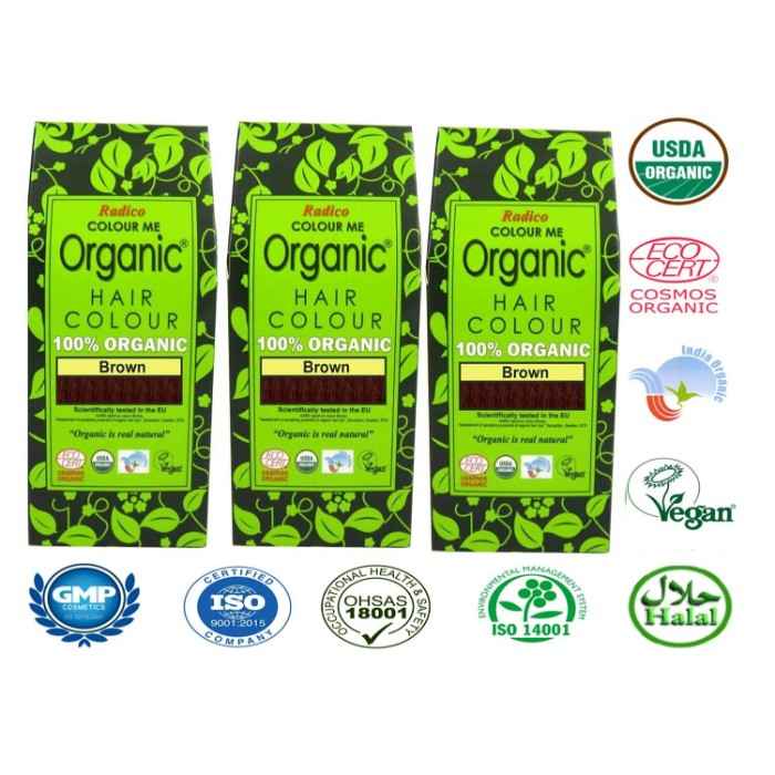 Buy Radico-100% Organic Brown Hair Colour - Pack of 3 - Purplle