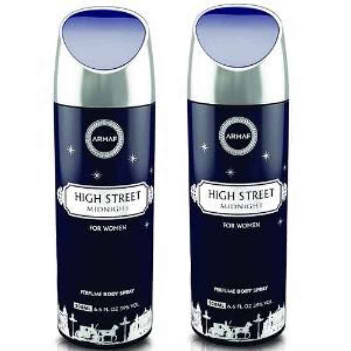 Buy Armaf High Street Midnight Perfume Body Spray For Women (Set of two )(400 ml) - Purplle