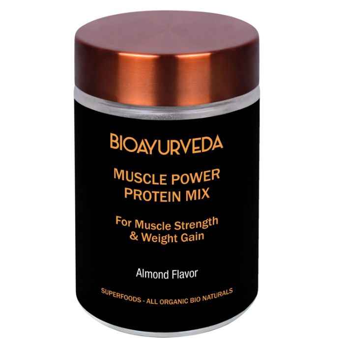 Buy Bioayurveda Muscle Power Protein Mix (750 g) Online | Purplle