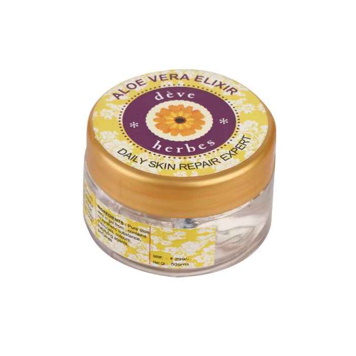 Buy Deve Herbes Pure Aloe Vera Elixir (Gel) Daily Skin Repair Expert (100 g) 100% Natural Therapeutic Grade - Purplle