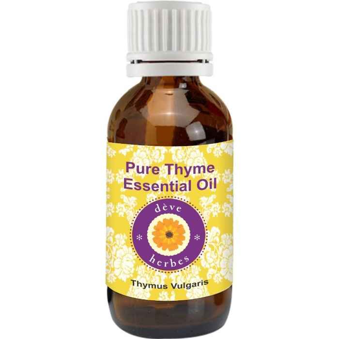 Buy Deve Herbes Pure Thyme Essential Oil (30 ml) (Thymus vulgaris) 100% Natural Therapeutic Grade Steam Distilled - Purplle