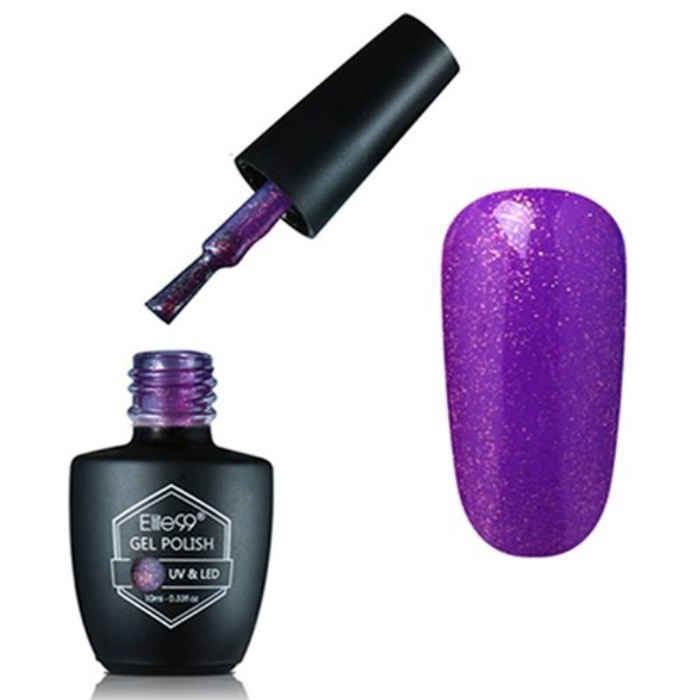 Buy Elite99 UV Gel Nail Polish LED Lamp Gel Lacquer Gel Polish Pure Colors Semi Permanent Gel Varnish Nail Primer Base Top (#1366) (10 ml) - Purplle
