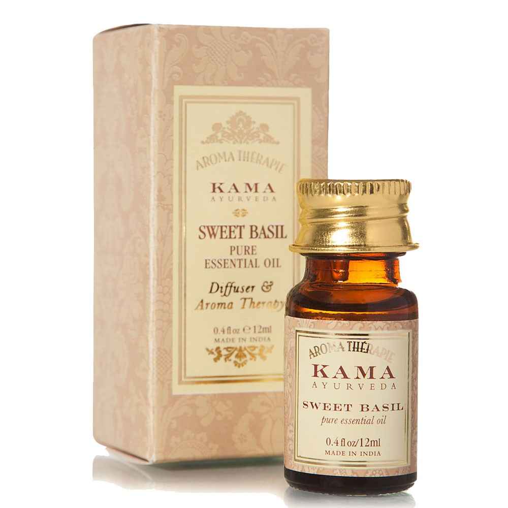 Buy Kama Ayurveda Sweet Basil Essential Oil (12 ml) - Purplle