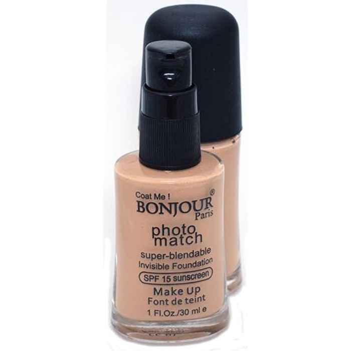 Buy Bonjour Paris Photo Match Invisible Foundation - Fair Skin (30 ml) - Purplle