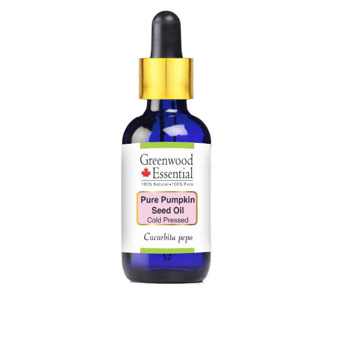 Buy Greenwood Essential Pure Pumpkin Seed Oil (Cucurbita pepo) with Glass Dropper 100% Natural Therapeutic Grade Cold Pressed (15 ml) - Purplle