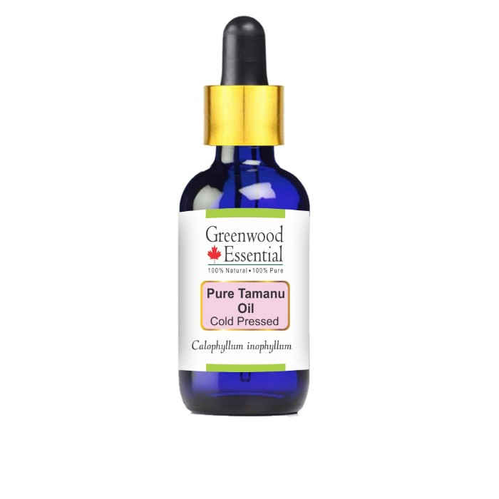 Buy Greenwood Essential Pure Tamanu Oil (Calophyllum inophyllum) with Glass Dropper 100% Natural Therapeutic Grade Cold Pressed (100 ml) - Purplle