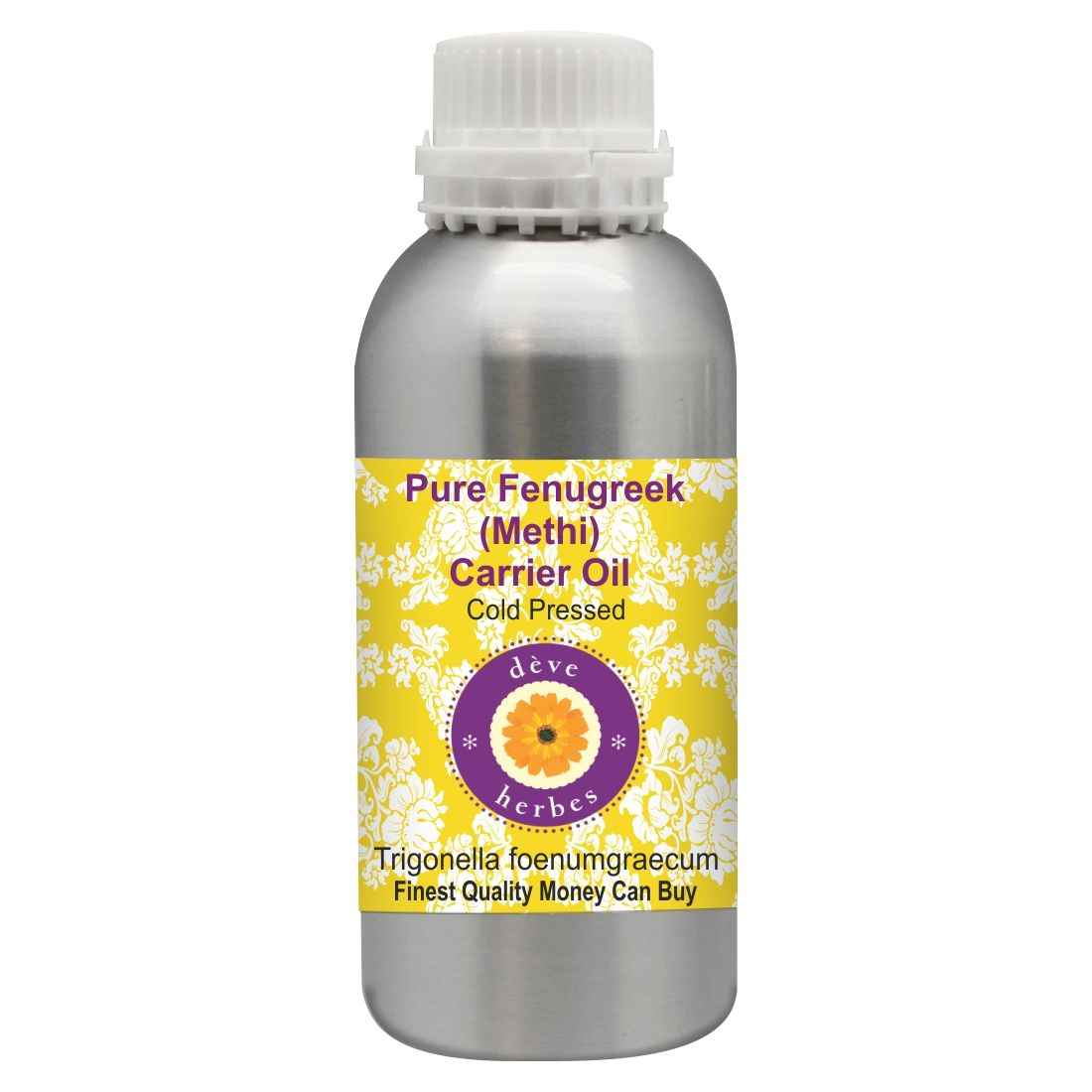 Buy Deve Herbes Pure Fenugreek (Methi) Carrier Oil (Trigonella foenumgraecum) Natural Therapeutic Grade Cold Pressed 300ml - Purplle