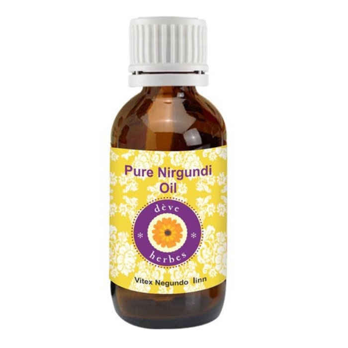 Buy Deve Herbes Pure Nirgundi Oil (Vitex negundo linn) Natural Therapeutic Grade Cold Pressed 100ml - Purplle