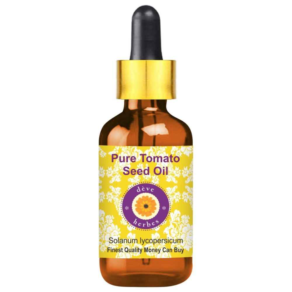 Buy Deve Herbes Pure Tomato Seed Oil (Solanum lycopersicum) with Glass Dropper Natural Therapeutic Grade 15ml - Purplle